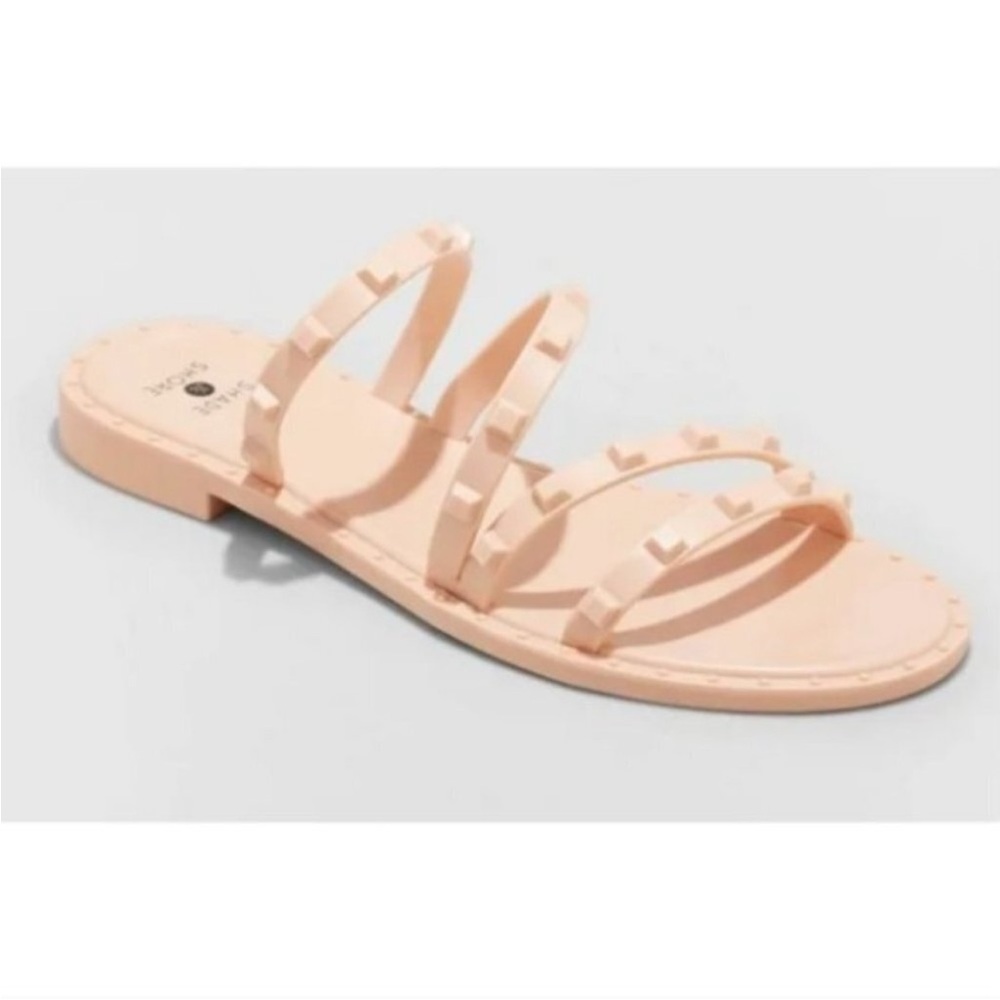 NWT Shade & Shore Blush Jelly Sandals